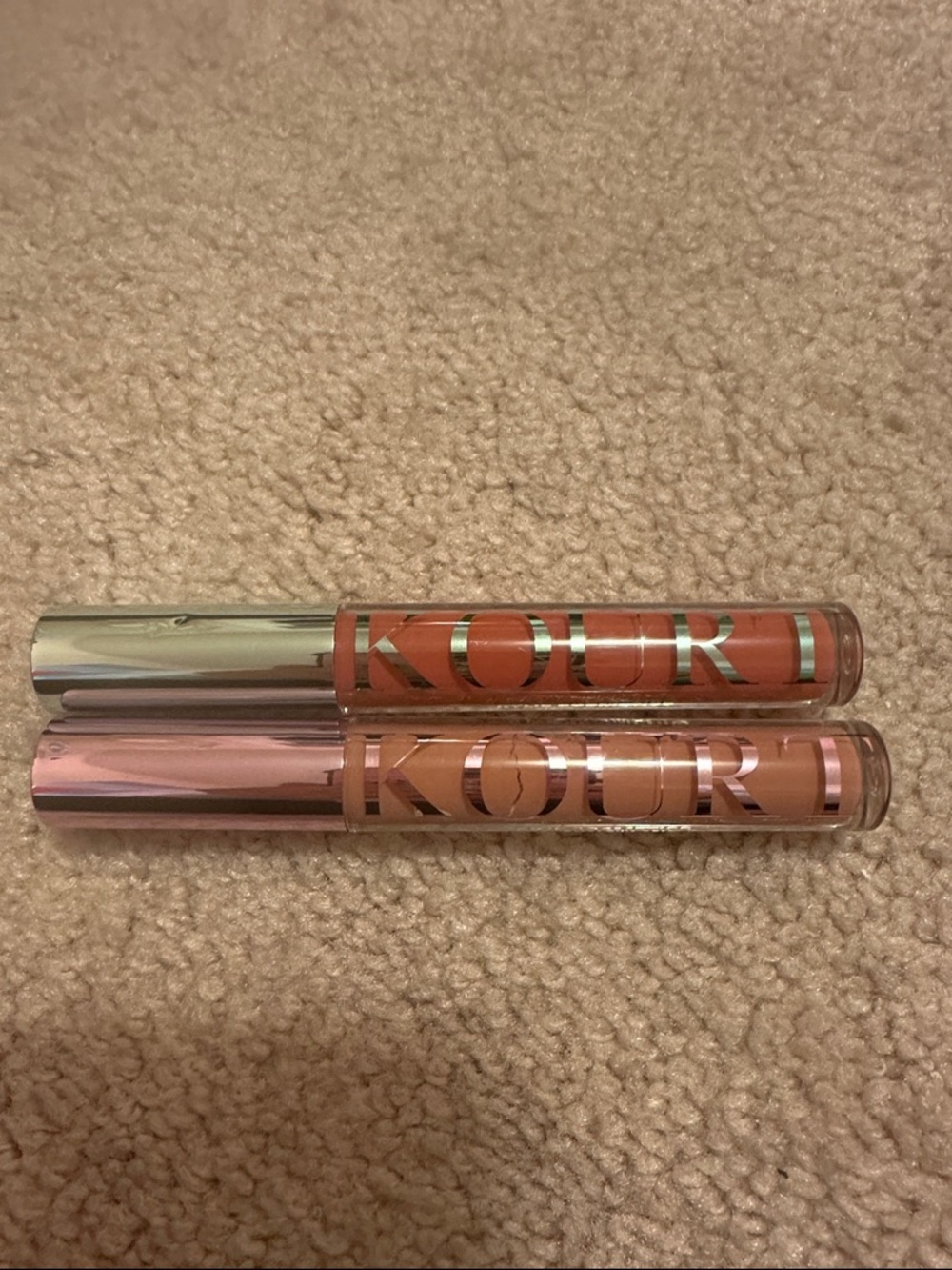 Women Makeup Liquid Lipstick Set - Peach & Coral Shades